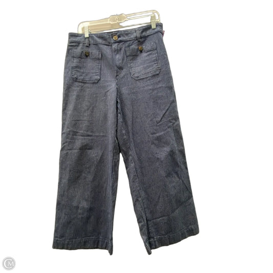 Pants Wide Leg By Loft In Blue, Size: 8