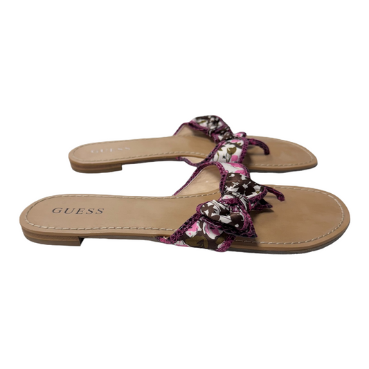 Sandals Flip Flops By Guess  Size: 9