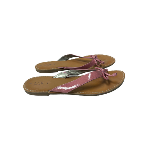 Sandals Flip Flops By Loft  Size: 9