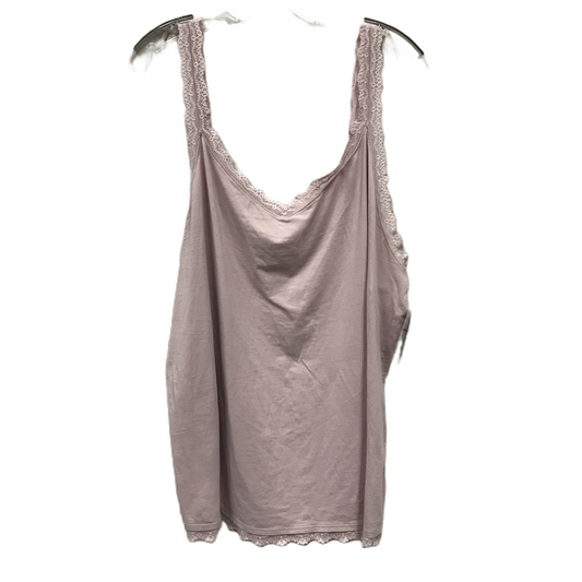 Purple Tank Top By Soft Surroundings, Size: 3x