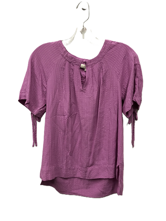 Pink Top Short Sleeve By Loft, Size: Xs