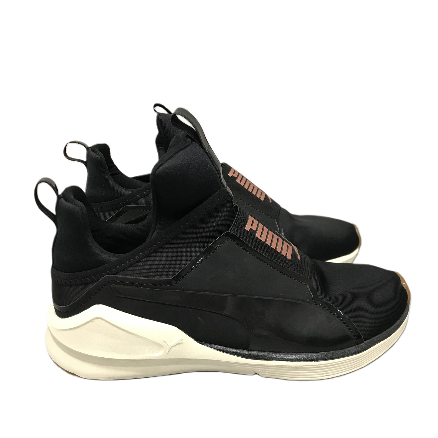 Black Shoes Athletic By Puma, Size: 7.5