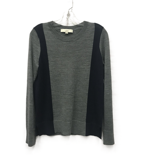 Grey Sweater By Loft, Size: M