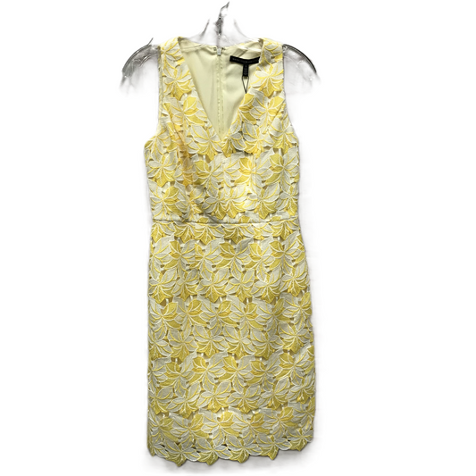 Dress Party Short By White House Black Market In Yellow, Size: Xs