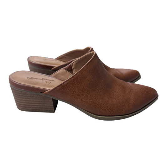 Shoes Heels Block By Universal Thread In Brown, Size: 6