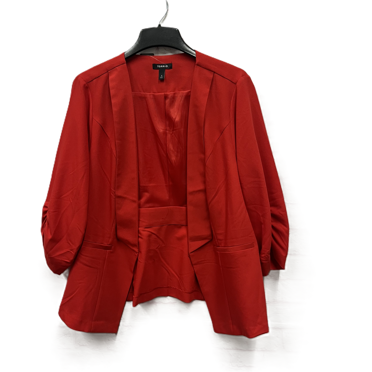 Blazer By Torrid In Red, Size: 3x