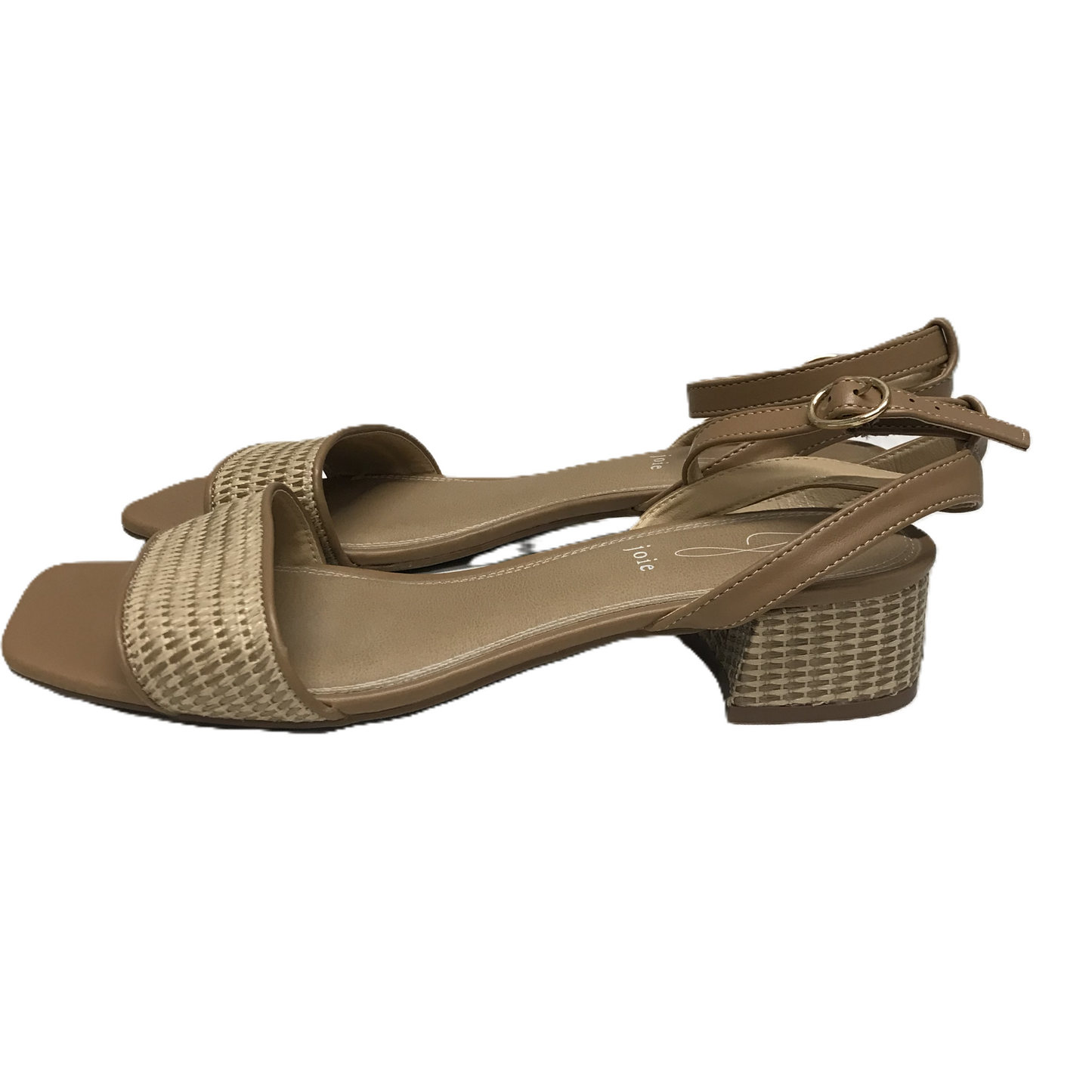 Tan Sandals Heels Block By Joie, Size: 9.5