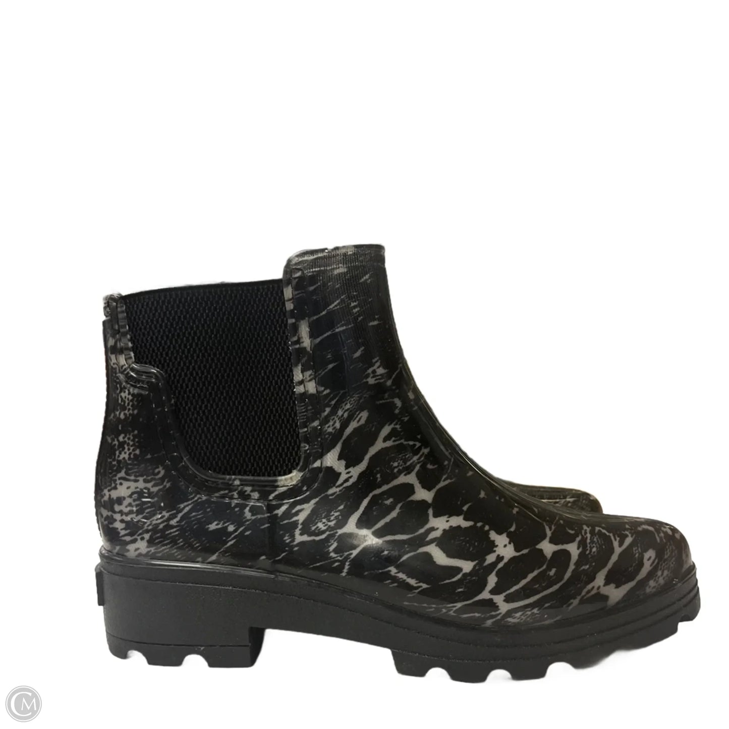Boots Rain By  In Black, Size: 8