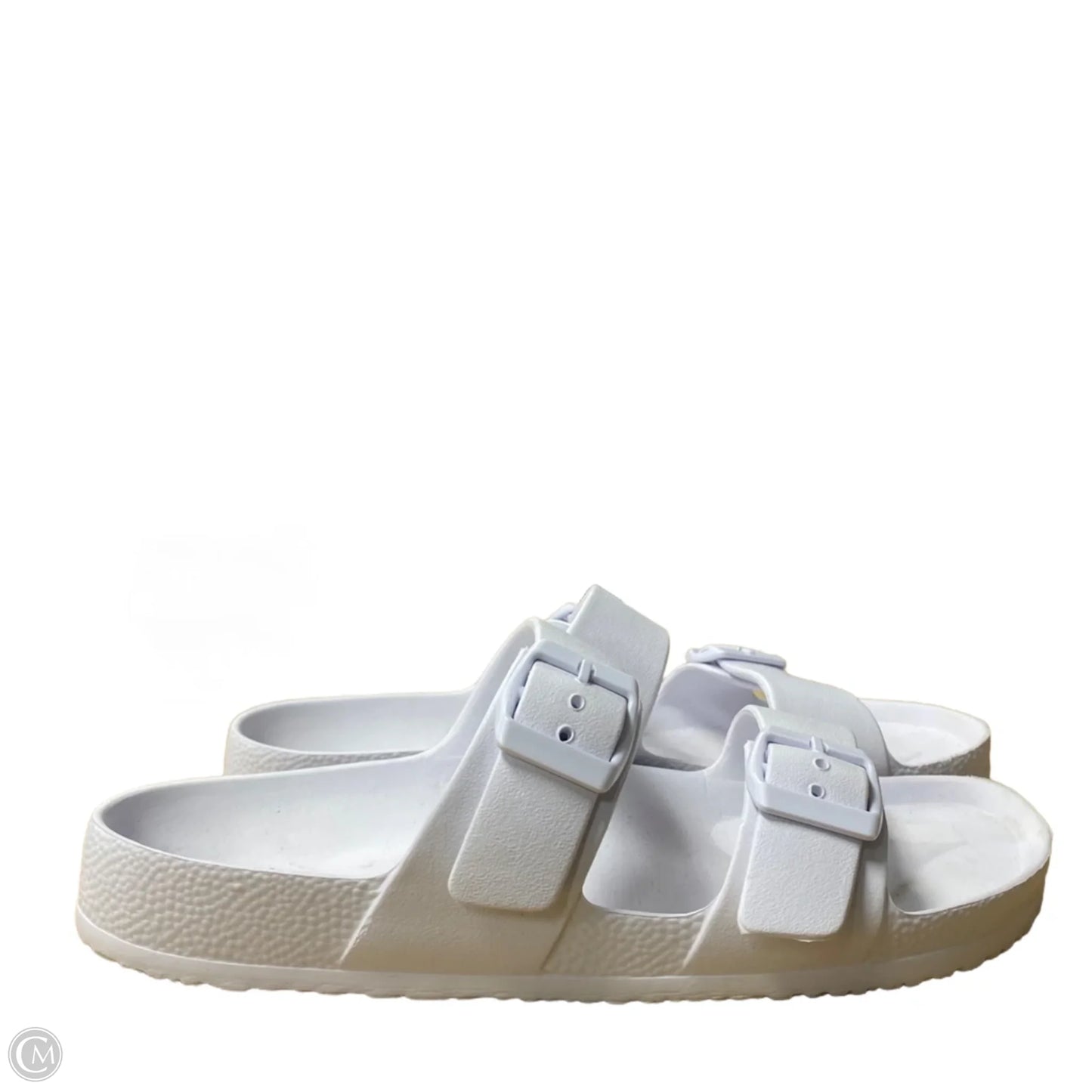 Sandals Flats By Shade & Shore In White, Size: 8