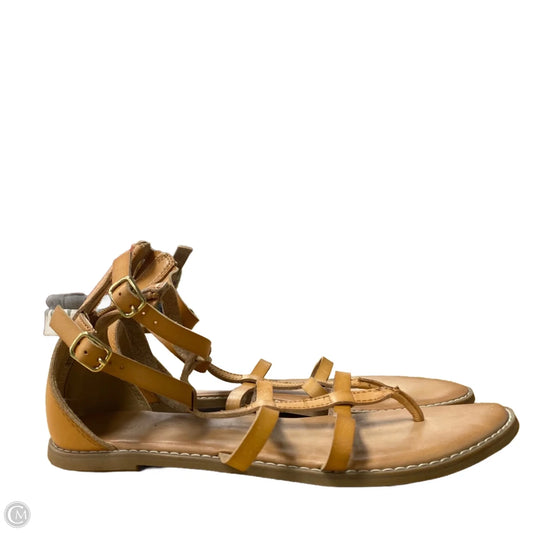 Sandals Flats By Old Navy In Tan, Size: 9