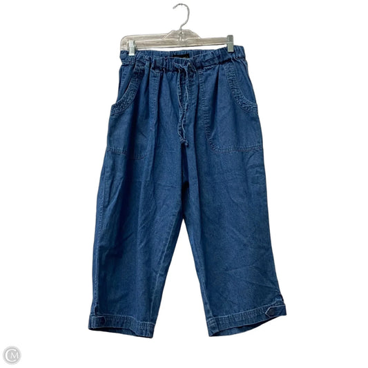 Capris By Erika And Co In Blue, Size: M