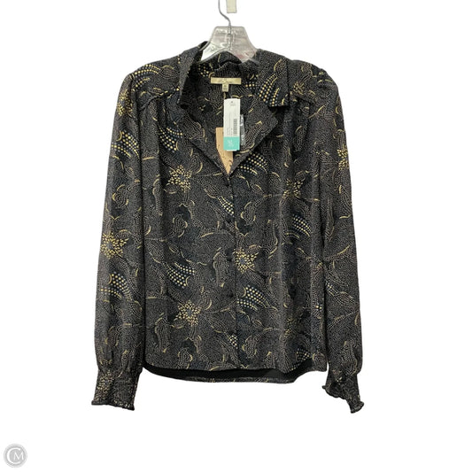 Top Long Sleeve By Clothes Les serein In Black, Size: M