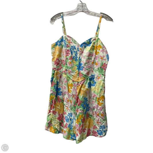 Romper By Old Navy In Floral Print, Size: L