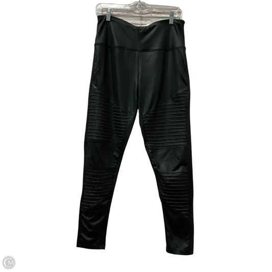 Athletic Leggings By Marc New York In Black, Size: L