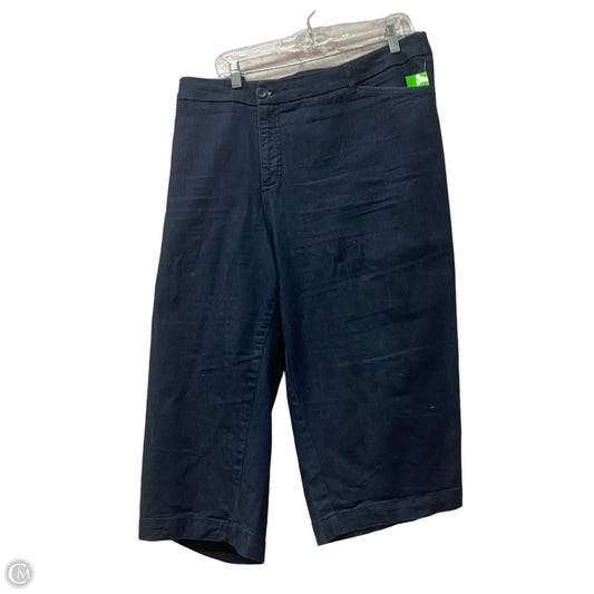 Pants Cropped By St Johns Bay In Blue, Size: 24