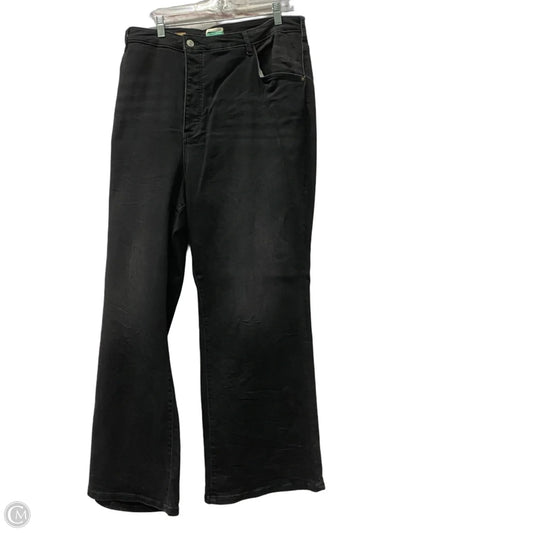 Jeans Straight By Pilcro In Black, Size: 26