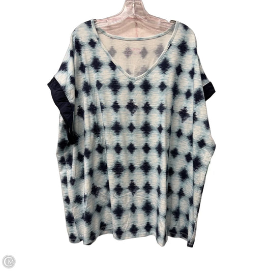 Top Short Sleeve By Any Body In Blue, Size: 3x