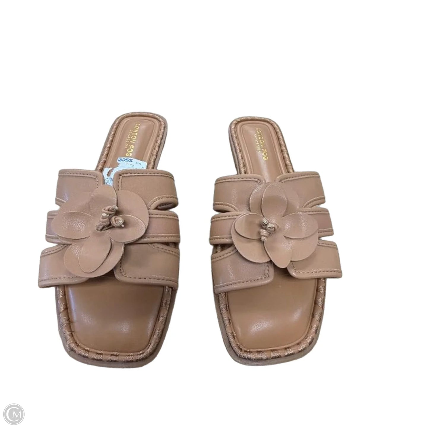 Sandals Flats By London Fog In Tan, Size: 7
