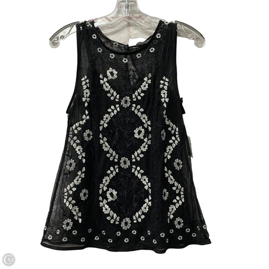Top Sleeveless By White House Black Market In Black, Size: Xs