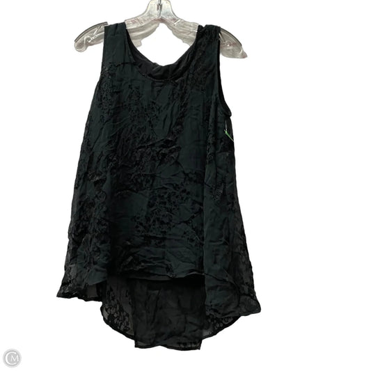 Top Sleeveless By Clothes Mentor In Black, Size: L
