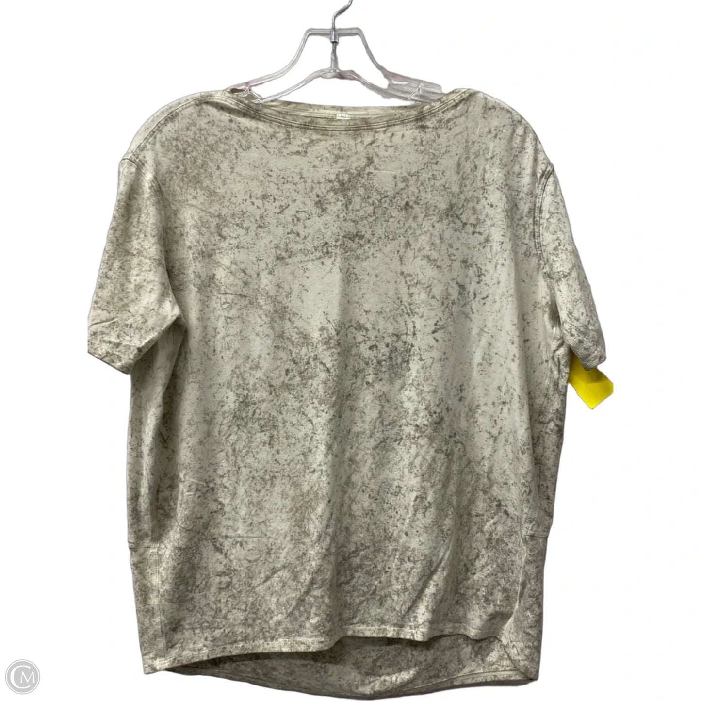 Athletic Top Short Sleeve By Lululemon In Bronze, Size: 2