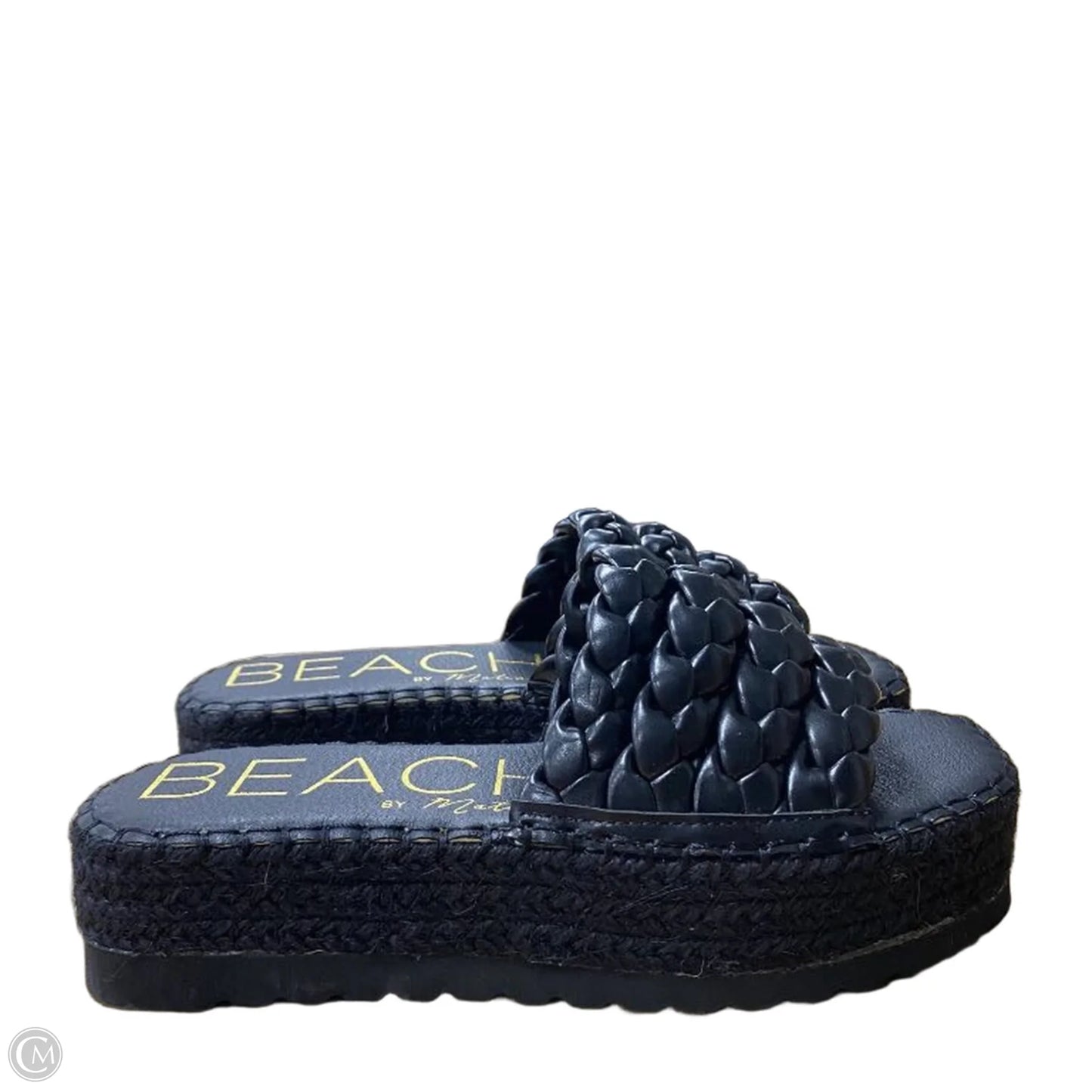 Sandals Heels Wedge By beach by Matisse In Black, Size: 6