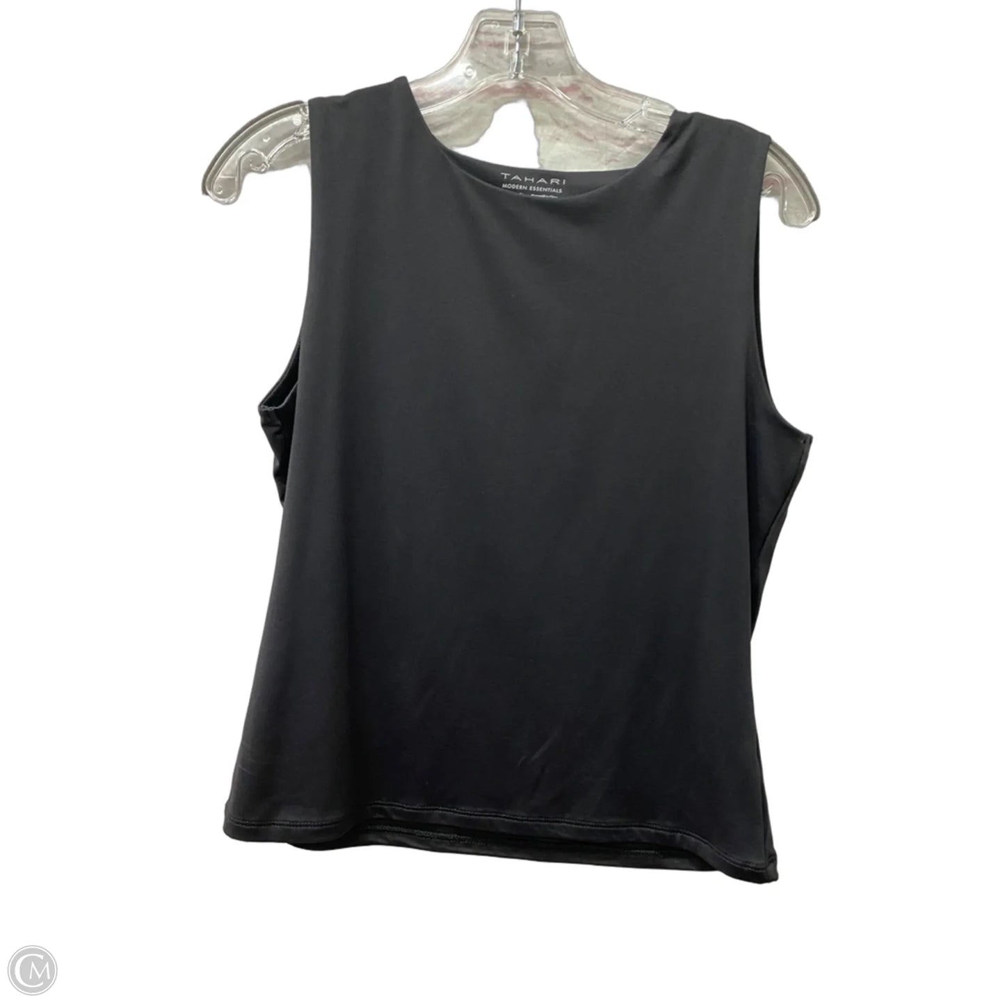 Tank Top By Tahari In Black, Size: M