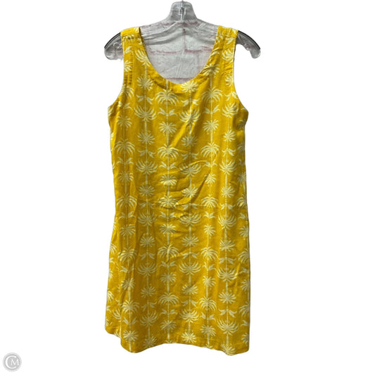Dress Casual Short By Nicole Miller In Yellow, Size: S