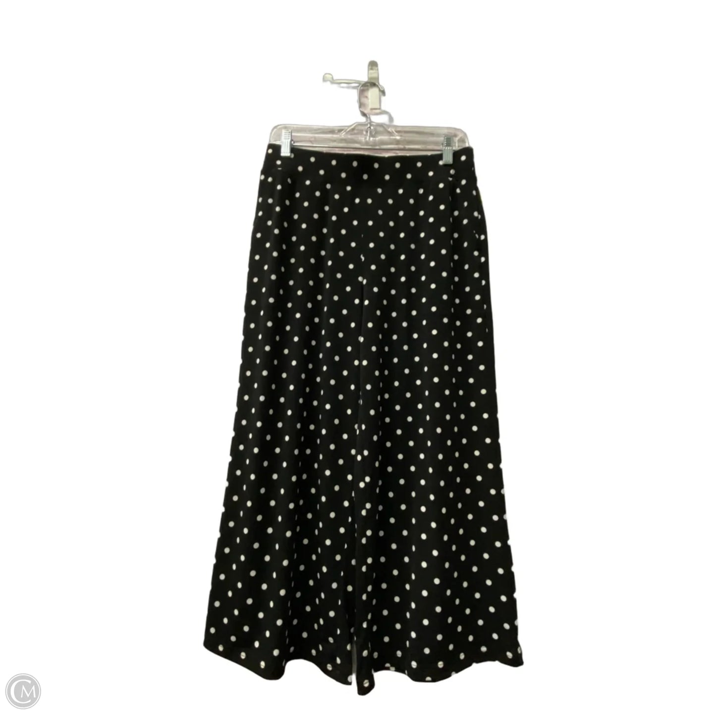 Pants Cropped By Denim And Company In Polkadot Pattern, Size: S