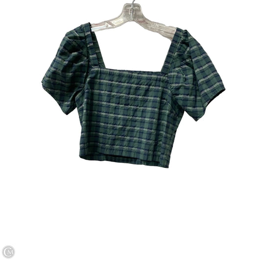 Top Short Sleeve By Madewell In Green, Size: S