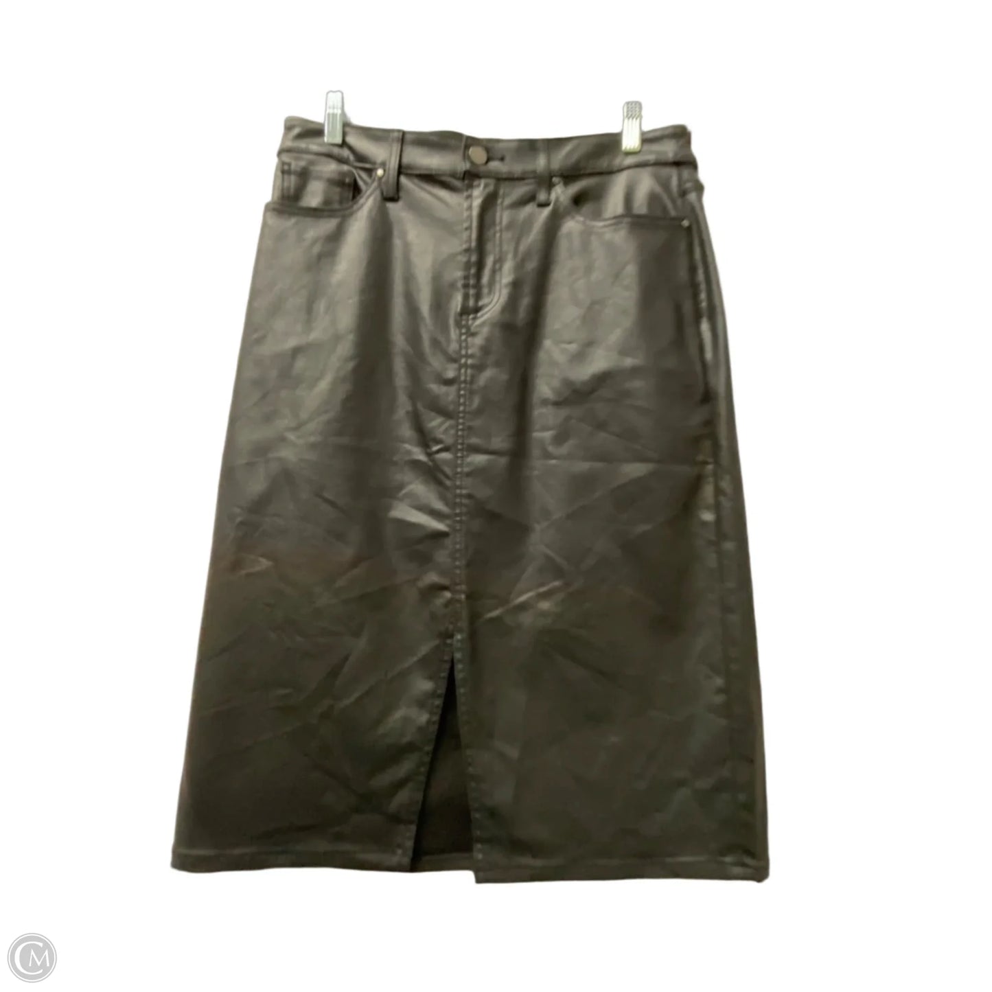 Skirt Midi By Chicos In Black, Size: 8