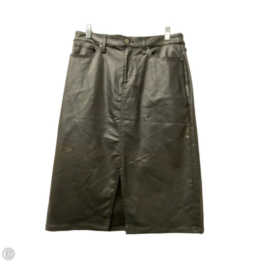 Skirt Midi By Chicos In Black, Size: 8