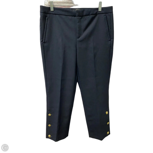 Pants Cropped By Zara Basic In Blue, Size: 12