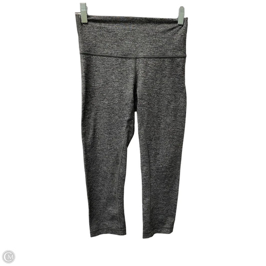 Athletic Leggings Capris By Lululemon In Grey, Size: 6