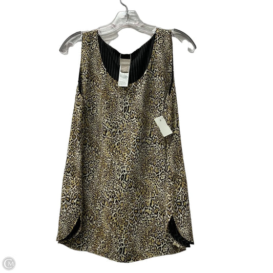 Top Sleeveless By Chicos In Animal Print, Size: M