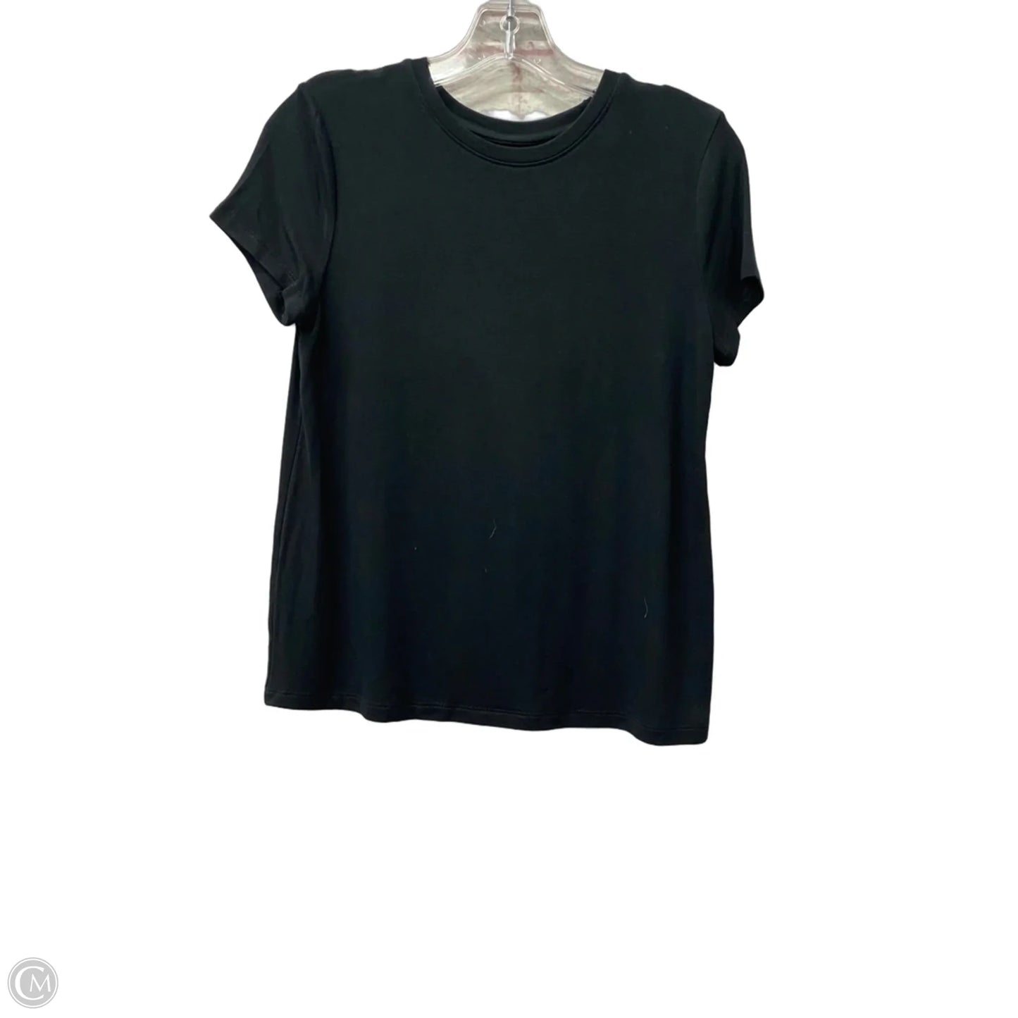 Top Short Sleeve Basic By A New Day In Black, Size: Xs