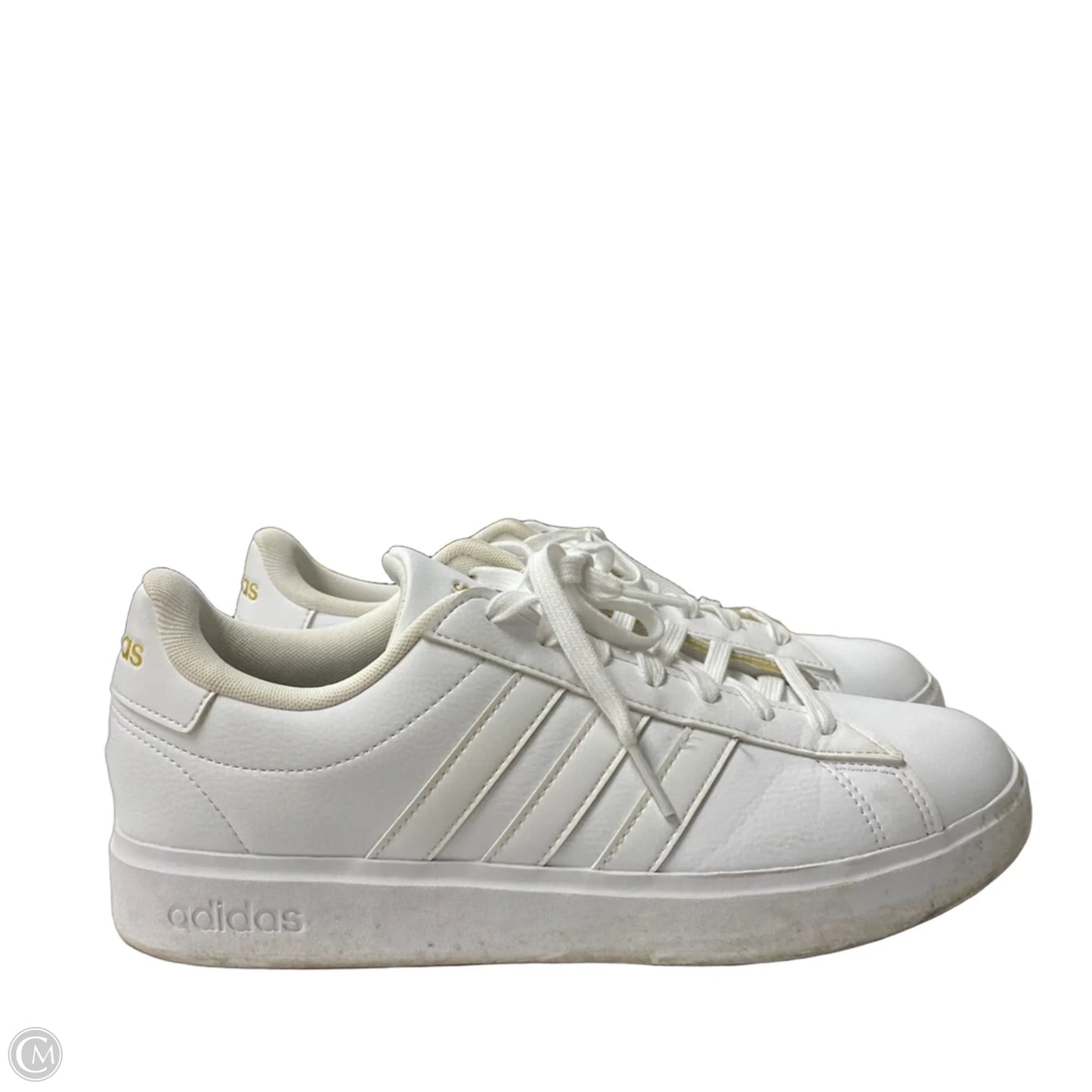Shoes Athletic By Adidas In White, Size: 10