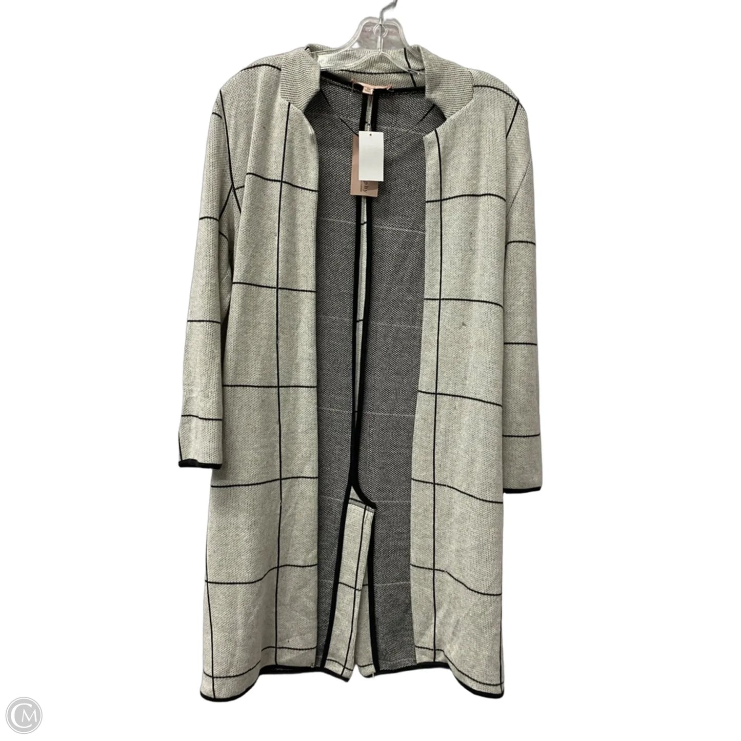 Sweater Cardigan By Philosophy In Grey, Size: Xs