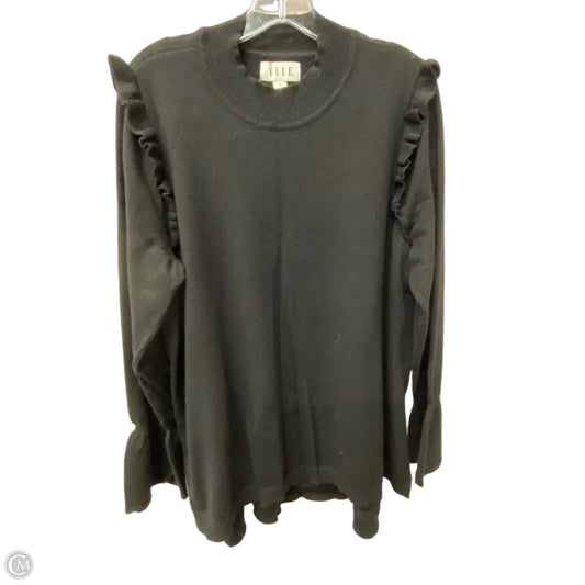 Sweater By Elle In Black, Size: Xl