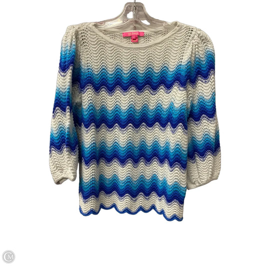 Sweater Designer By Lilly Pulitzer In Blue, Size: L