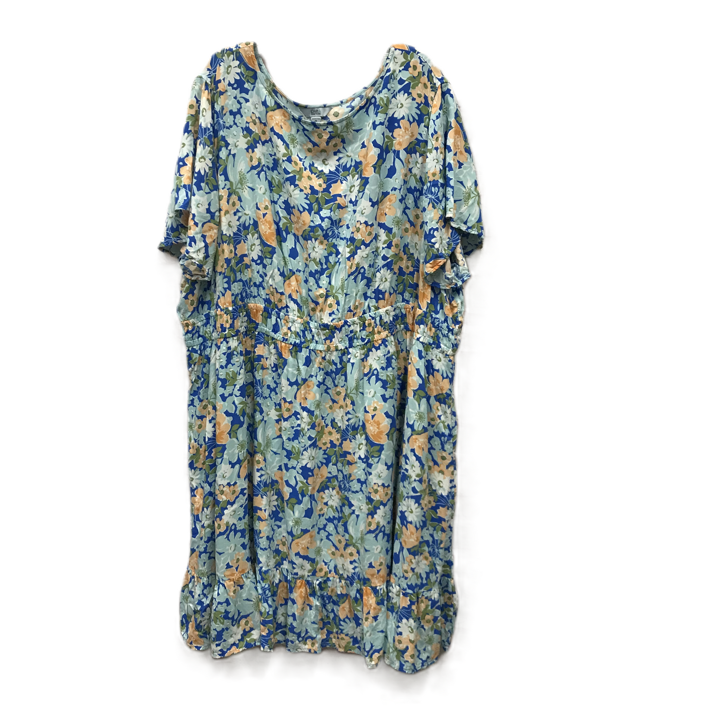 Floral Print Dress Casual Short By Croft And Barrow, Size: 4x