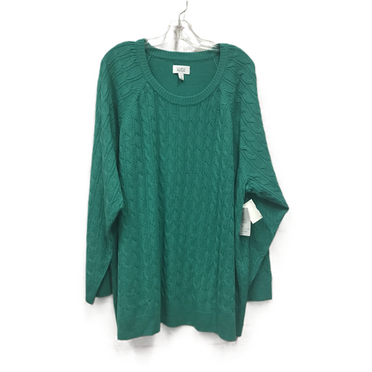 Green Sweater By Croft And Barrow, Size: 3x