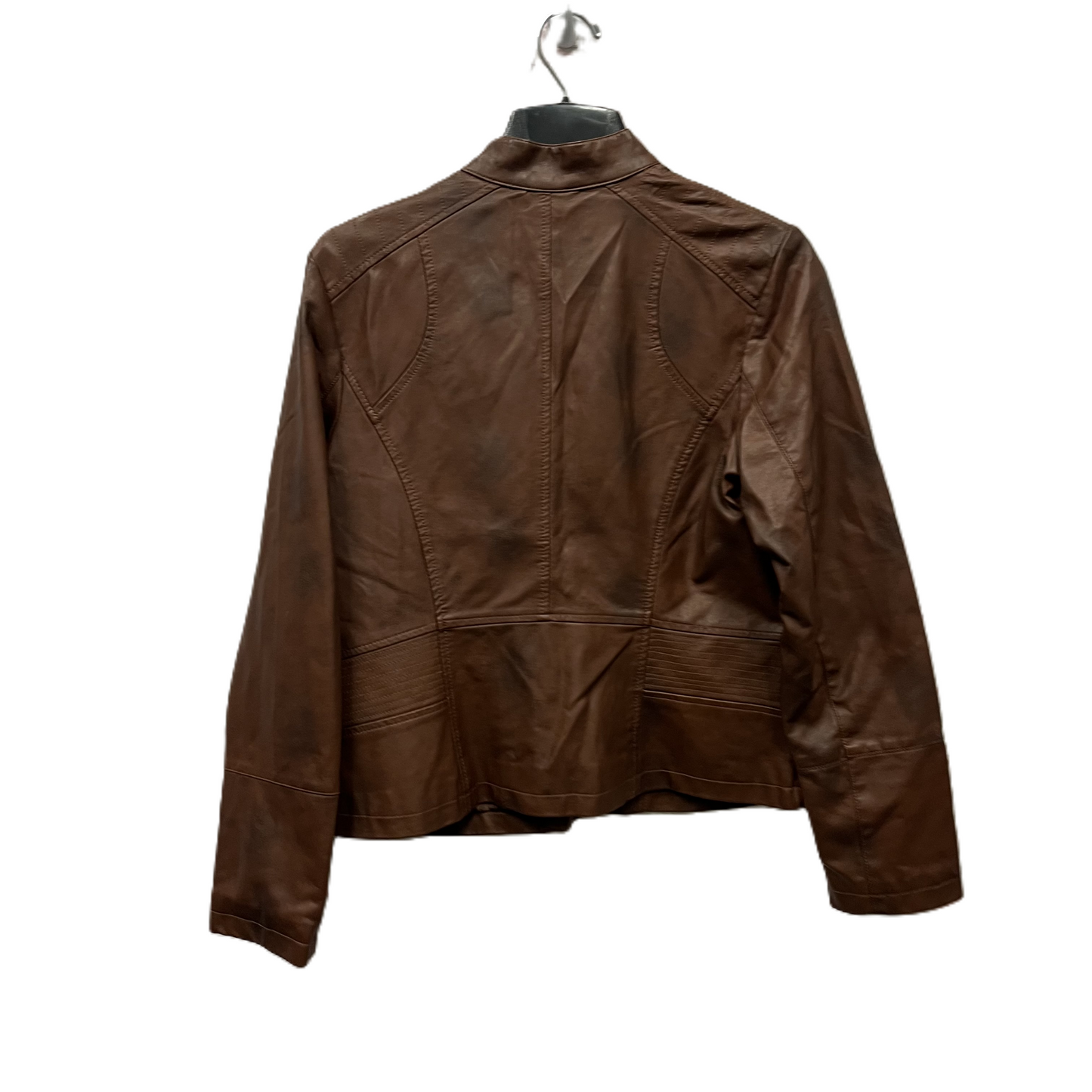 Jacket Moto By Bernardo In Brown, Size: L