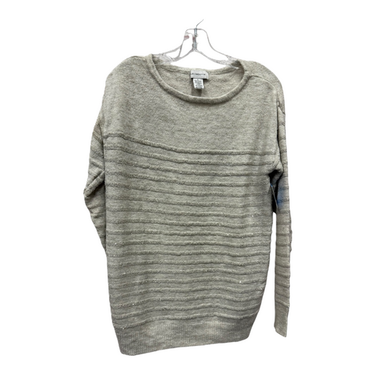 Sweater By Liz Claiborne In Tan, Size: L