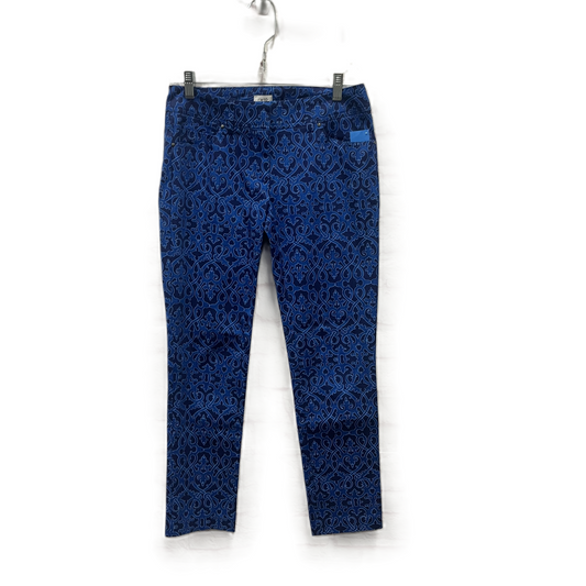 Pants Cropped By Cache In Blue, Size: 2