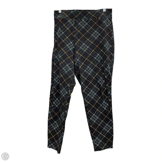Pants Leggings By Torrid In Plaid Pattern, Size: 3x