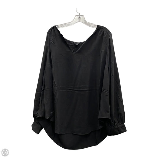 Top Long Sleeve By Torrid In Black, Size: 2x