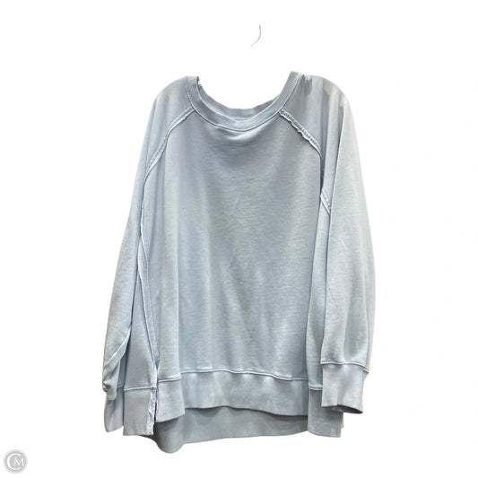 Sweatshirt Crewneck By American Eagle In Blue, Size: 1x