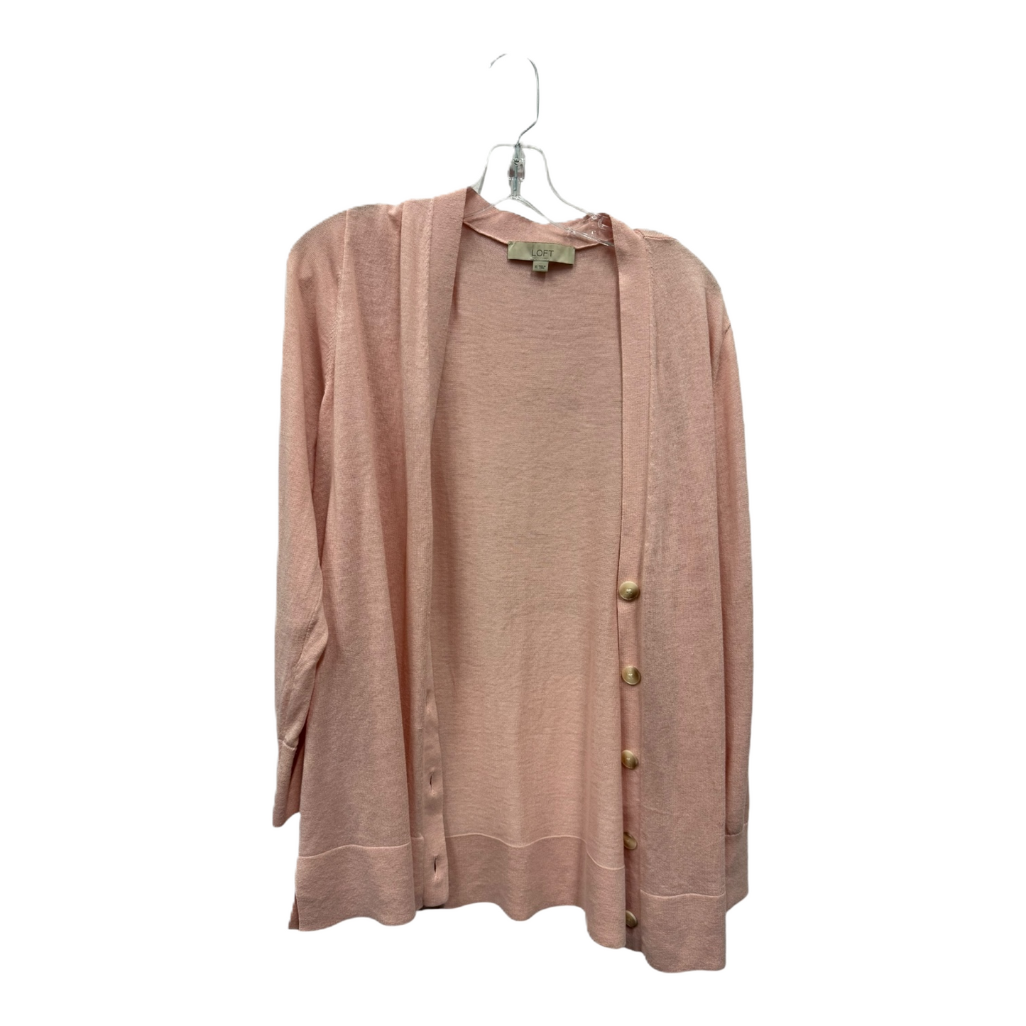 Cardigan By Loft In Pink, Size: Xl