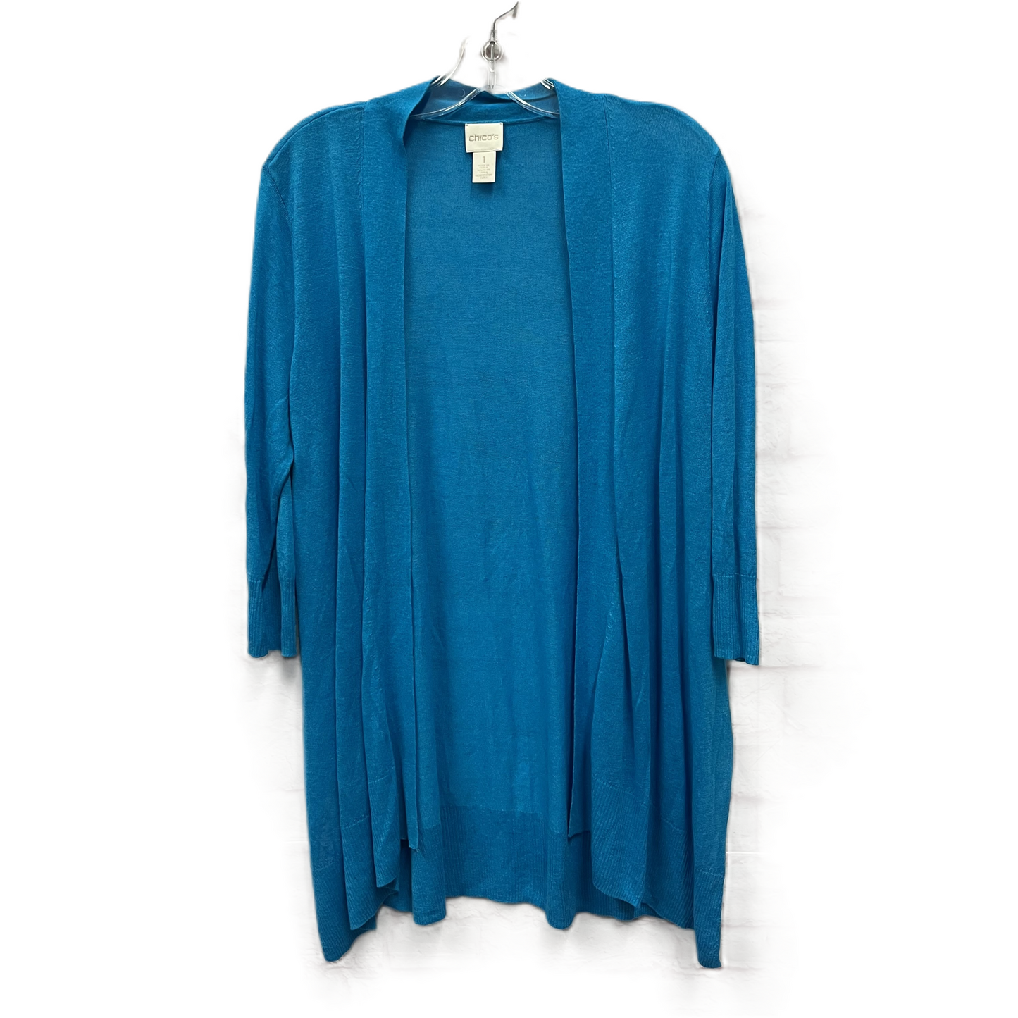 Cardigan By Chicos In Blue, Size: 10